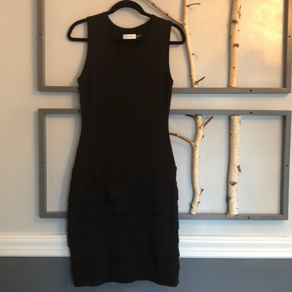 Calvin Klein Little Black Sweater Dress